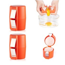 2 Pcs Egg Shell Opener for Raw Eggs, Mini Portable Handheld Egg Cracker Tool,Multifunctional Kitchen Gadgets