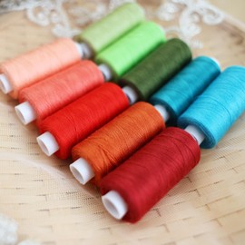 72 PCS Thread for Sewing, 36 Colors Sewing Thread Assortment with 36 Matched Prewound Bobbins