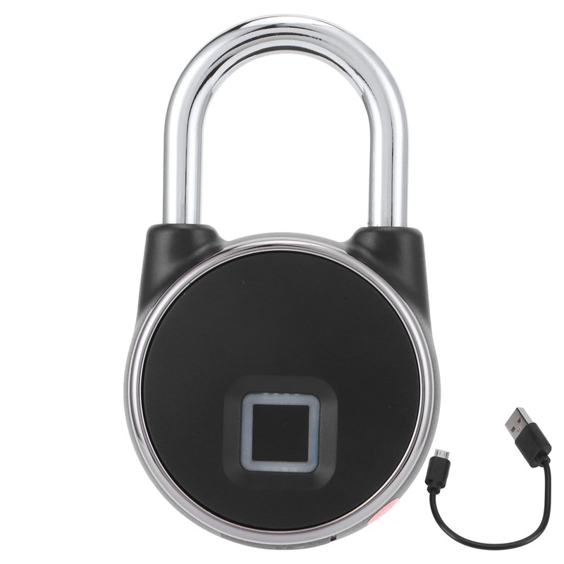 Bluetooth Fingerprint Padlock with Capacitive Touching Sensor for Home Cabinets