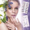 Maitys - 168 unidades, 12 hojas, pegatinas de esmalte de