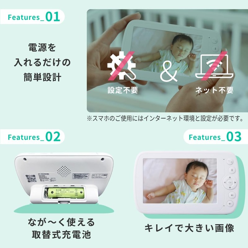 Triple Mode Baby Camera CU-CA05 / Comfortum