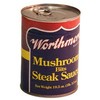Worthmore Mushroom Bits Steak Sauce 19.5 Oz (Pack of 6)
