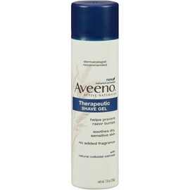 Aveeno Therapeutic Shave Gel, 7 Ounce (Pack of 3)
