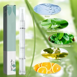 Pack of 4 Nail Care Pen, Nail Care Pen Nail Fungus Pen Austria Nail Care Pen with Tea Tree Oil, Aloe Vera & Vitamin E, Nail Care Pen for Nourished Fingernails & Toenails Promote Nail Growth