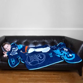 Franco Kids Bedding Soft Plush Micro Raschel Throw, 46 in x 60 in, Ron's Gone Wrong