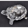 N R Creations Feng Shui Clear Crystal Turtle Vaastu Gift