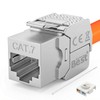 12x CAT 7 Keystone Network Module RJ45 - High Speed