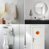 Hshenjhu Pack of 4 Suction Cup Hooks, Silver No Drilling