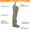 FROGG TOGGS Mens Brush Hogg Heavy-Duty Nylon Bootfoot Hip Wader,