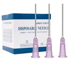 18 Gauge 1 inch Needle (100Pack) Luer Lock Industrial Dispensing Accessories, Individual Package