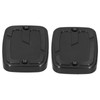 2pcs Front Brake Fluid Reservoir Cap Motorcycle Upper Fuel Tank