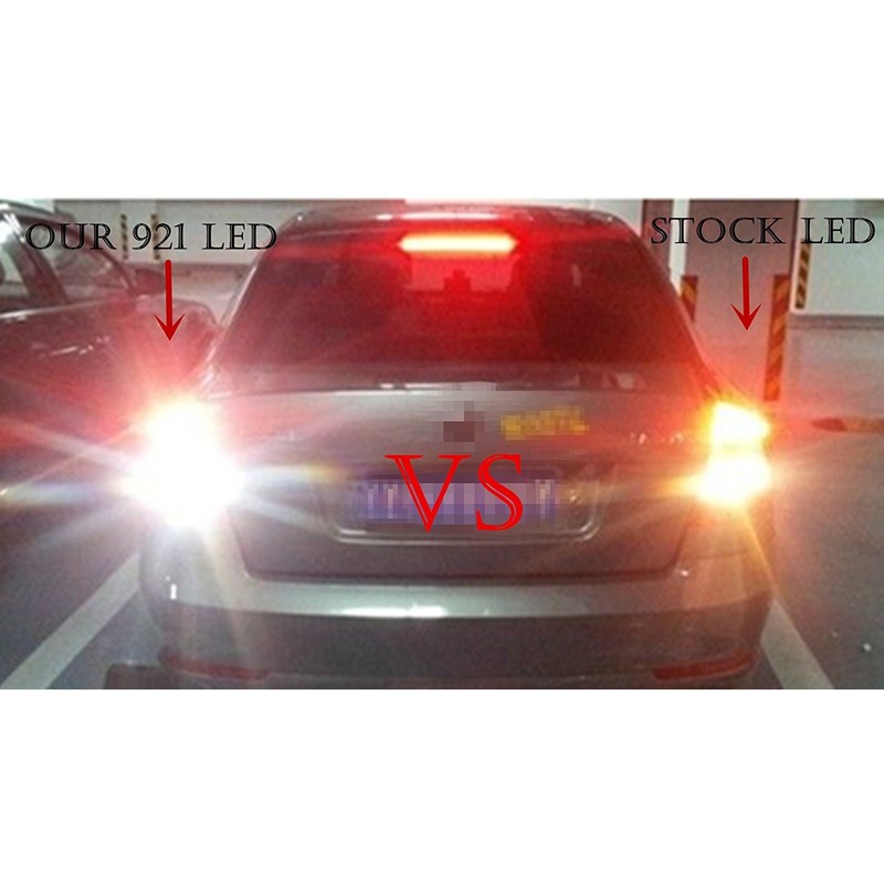 Alla Lighting 2x Super Bright 6000K White 921 W16W 912