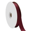 Berwick Offray 7/8" Single Face Satin Ribbon, Burgundy Red, 100
