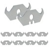 BokWin 10 Pack Hook Blades - Carbon Steel Hook Razor