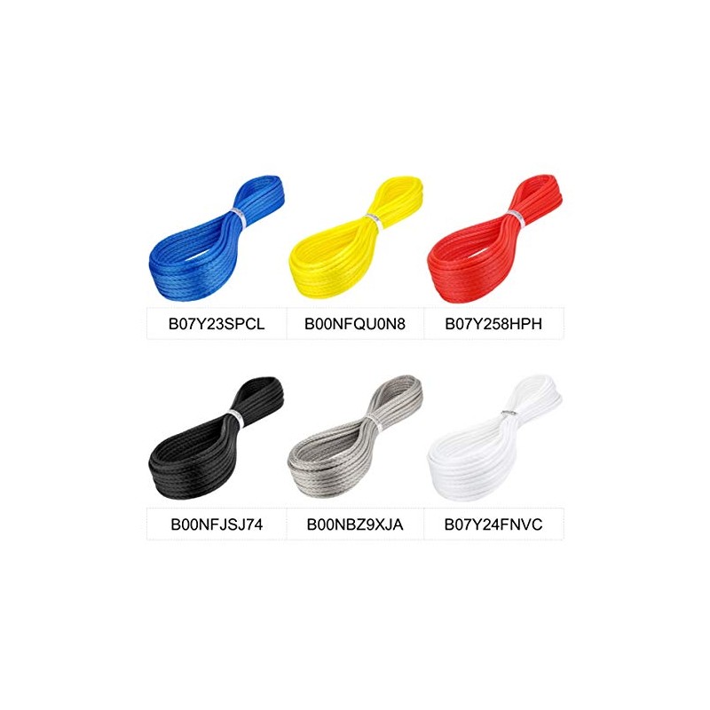 Kanirope® Dyneema Rope PRO 6 mm 10 m Red 12-Way