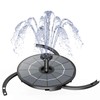 Solar Fountain Split Stand Individually Floating Bird Bath with Nozzles