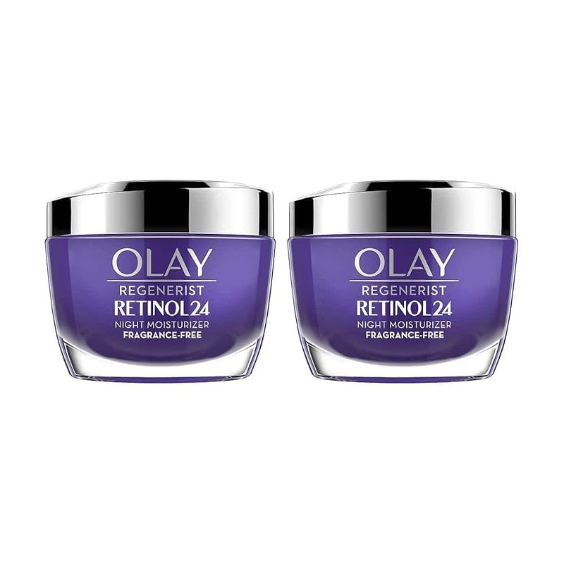 Crema hidratante Olay retinol 24 para rostro, antiedad de noche