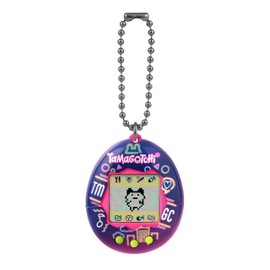 BANDAI Tamagotchi Original Neon Lights Shell | Tamagotchi Original Cyber Pet 90s Toy for Adults and Children with Chain | Retro Virtual Pets Are Great Toys for Boys and Children