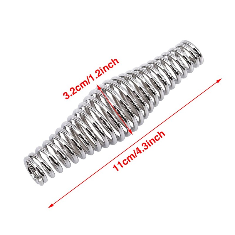 SYCOOVEN 4 Pcs BBQ Spring Handle, Stainless Steel Smoker Handle