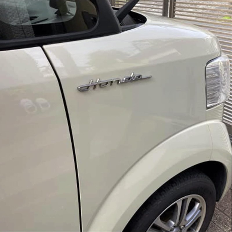 【Bookwarm】1 Compatible Honda Classic Emblem Plated Cursive 8.5 x 0.9