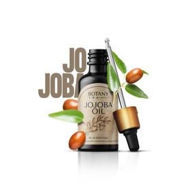 BotanyRoom® Organic Jojoba Oil 100 ml - 100% Pure Jojoba Oil, Natural and Cold Pressed - Face, Body, Hair, Beard, Nails - Vegan and Cruelty Free, Hair, Skin, and Nails, Promotes Hydration
