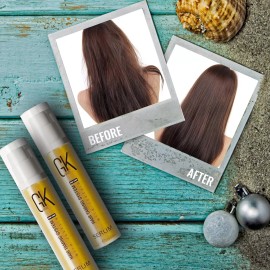 GK HAIR Hair Serum para mujer hombre paquete de 2 aceite de argón 0,34 Fl Oz