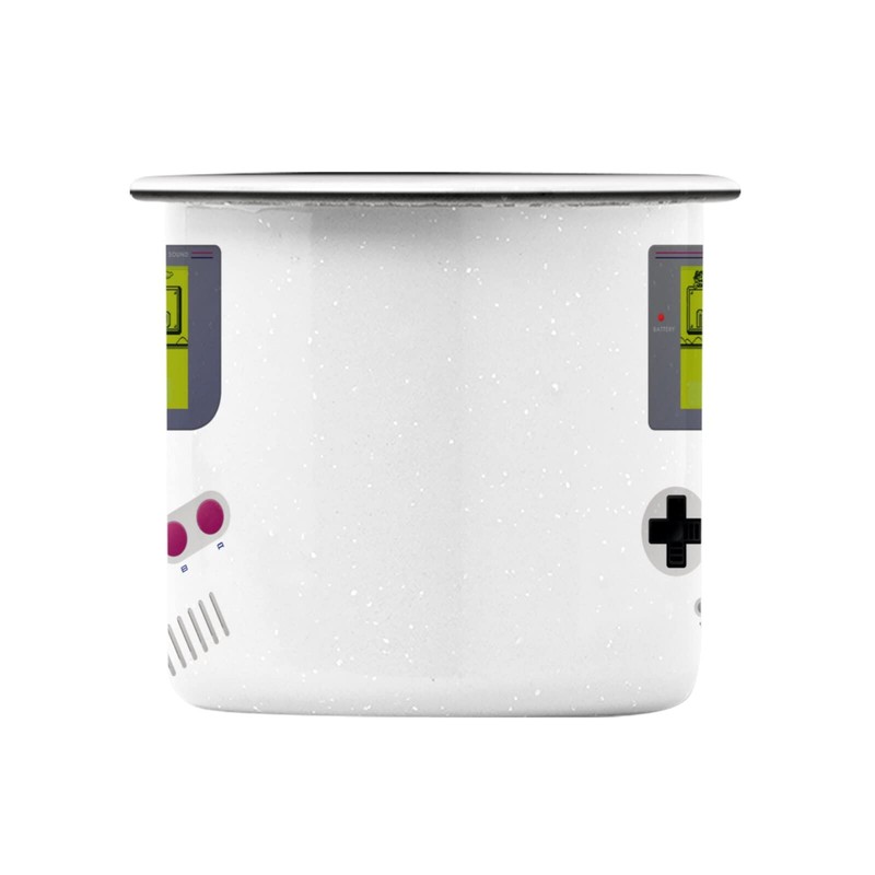 Fabulous Enamelled Metal Cup 284 ml Old School Game Portable