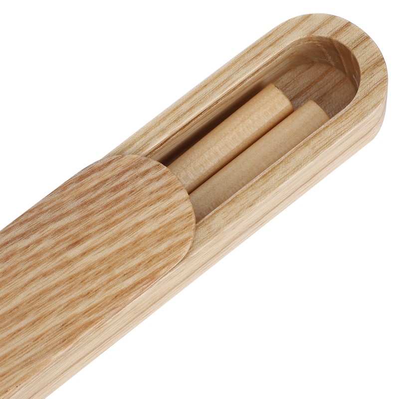 Reusable Wooden Chopsticks Portable Tableware Gift Set Kitchen Utensils for