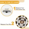 Partuto 4 Pcs 76.3mm 3.00" OD - Universal Car Wheel