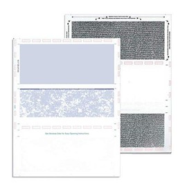 Pressure Seal Self Mailer Checks (Blue-500)