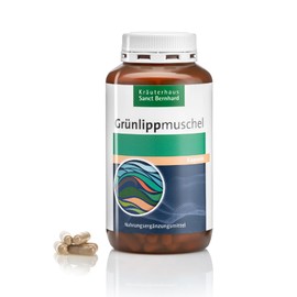 Sanct Bernhard Green-lipped Mussel Capsules Human | 300 Capsules High Dose | 500 mg New Zealand Green-Lipped Mussel Extract for People | Quality Made in Germany | Made in Germany