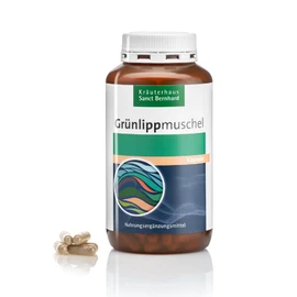 Sanct Bernhard Green-lipped Mussel Capsules Human | 300 Capsules High Dose | 500 mg New Zealand Green-Lipped Mussel Extract for People | Quality Made in Germany | Made in Germany