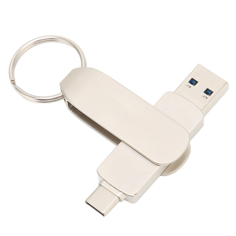 Key Chain Flash Drive 2 in 1 OTG USB3.0 TO