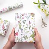 RUSPEPA 30" X 100' Wild Flower Wrapping Large Paper Roll
