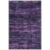Siiloom 2x3 Purple White Modern Abstract Rug for Entryway, Super