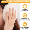 MADHOLLY 2 Pack Upgraded Adjustable Faux Fur Earmuffs- Soft Warm