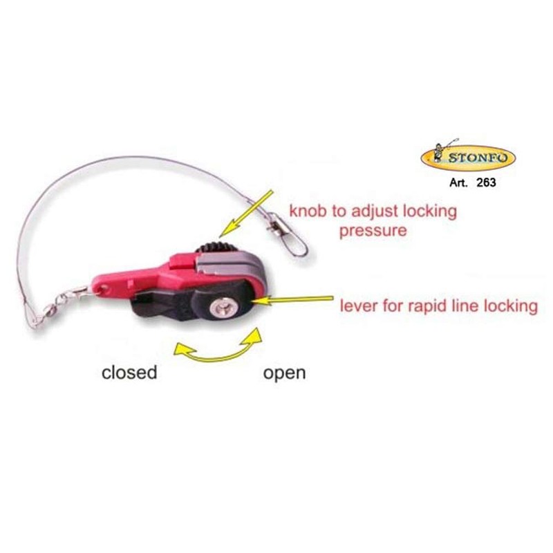 Stonfo Clip Release for Boats, Fishing Accessory, Universal Fit, Made
