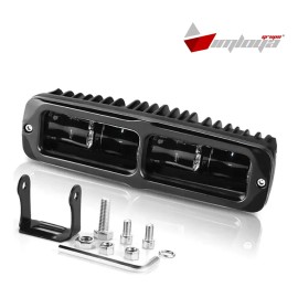 Par Barras Faros Led Lupa 6 Pulg Luz Blanca-ámbar Autos Moto