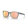 Oakley Men's OO9018 Ojector Square Sunglasses, Matte Crystal Black/Prizm Rose