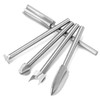 QWORK® 5PC Wood Carving Bits Set for Most Rotary Tools,