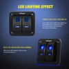 Nilight 90106B 2 Gang Rocker Switch Panel 5 Pin On