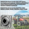 FD209RK 1-1/4" Square Bore Disc Harrow Flange Bearing Unit for