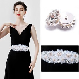 100pcs Flower Claw Sew on Rhinestones Silver Base Crystals Strass Trim Sew Rhinestone Beads Garment Sewing Accessories (10mm, Crystal)