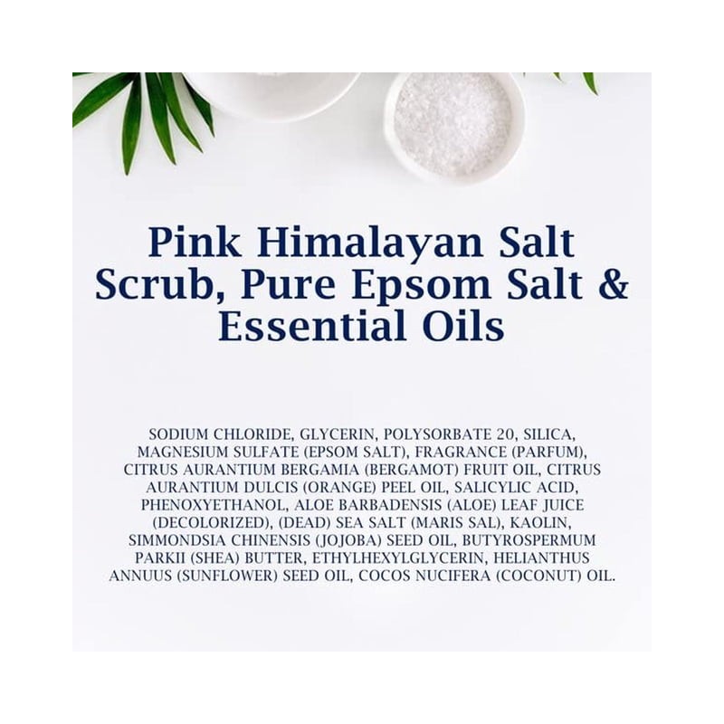 Exfoliante corporal Dr. Teal's sales rosas del Himalaya 454 g