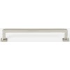 Cabinet Pull Hardware Finish: Satin Nickel, Size: 6"