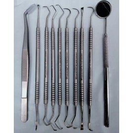 NOMI BROTHERS Dental Composite Resin Filling Filled Repair Spatula Instruments Tools 10 Pcs