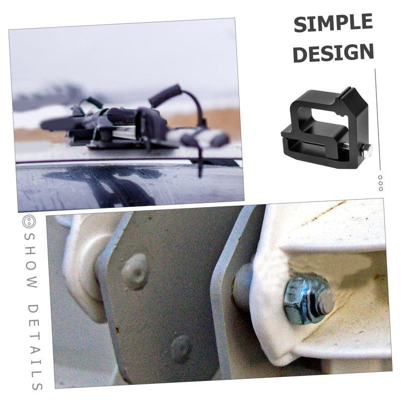 Mikinona Ladder Rack Clamp for Truck Cap Mounting Heavy Duty