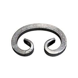 UHRIG C Scroll Arch, Iron Snail Forged 12 x 12 mm Square Steel, Wrought Iron Decorative Element for Railings, Fences and Much More 120 x 75 mm