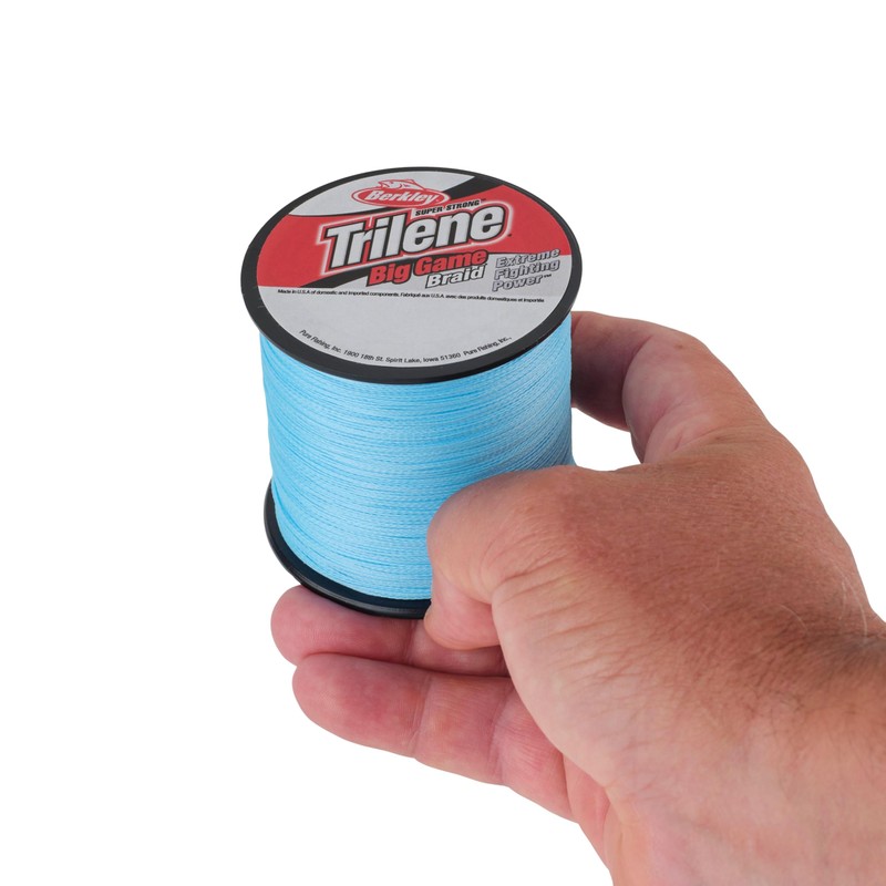 Trilene Big Game Braid-Quarter Spools-Ocean Blue-20lb