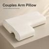 Couple Memory Foam Pillow with Arm Channel Side Sleeper Neck